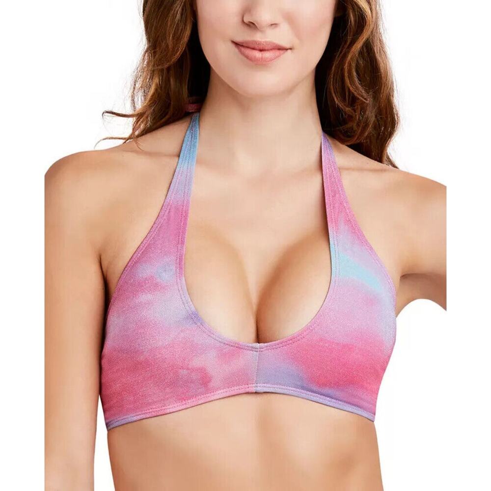 BCBGeneration Swim Convertible Pink Tie Dye Bikini Top Size Medium